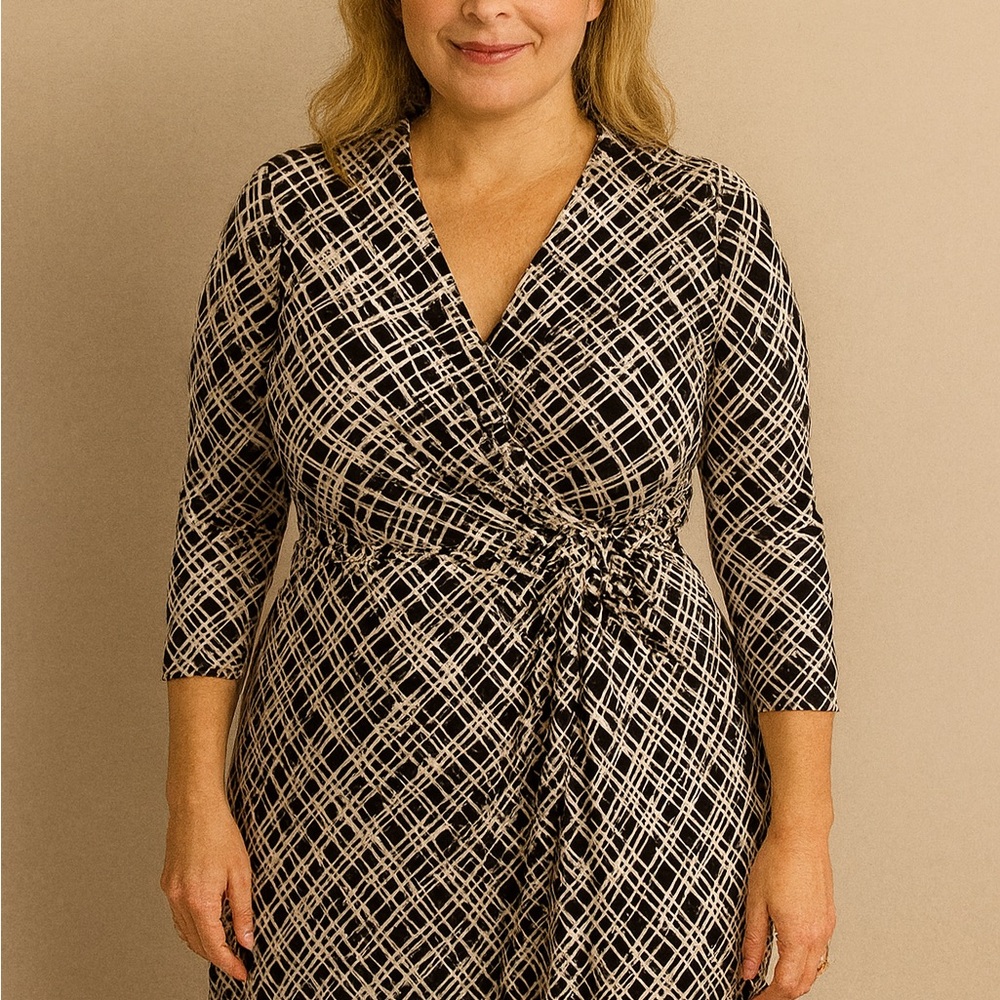 White House Black Market Geometric Dress